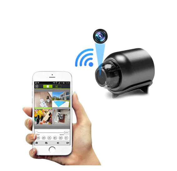 Mini Cámara de Seguridad UltraVision™ + Micrófono Incluido.